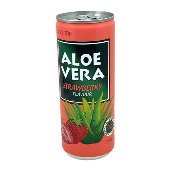 Lotte Aloe Vera strawberry Drink Traube 240 ml